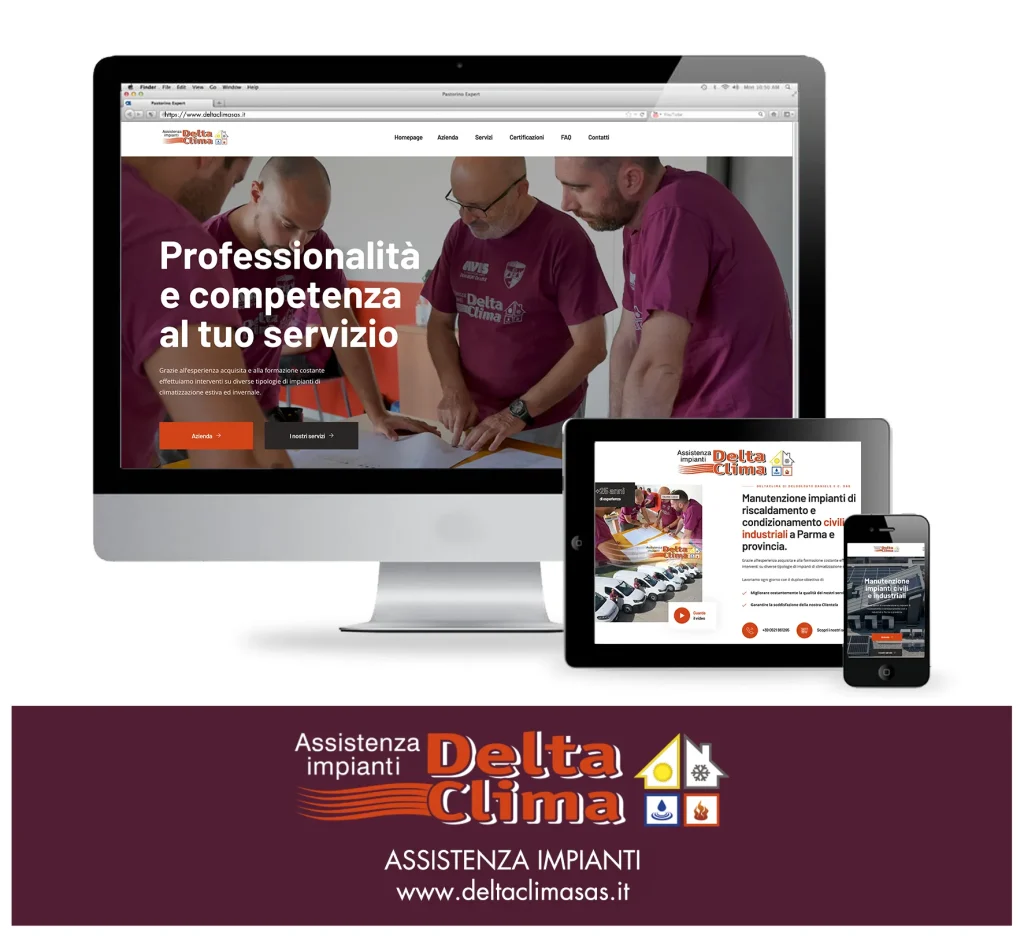 Deltaclima sito web